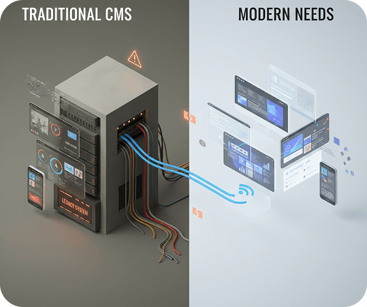 Why Traditional CMS Architectures Fall Short