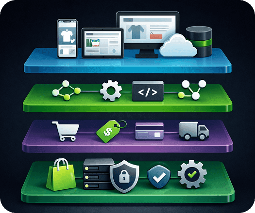 Core Layers of the Shopify Headless Stack 