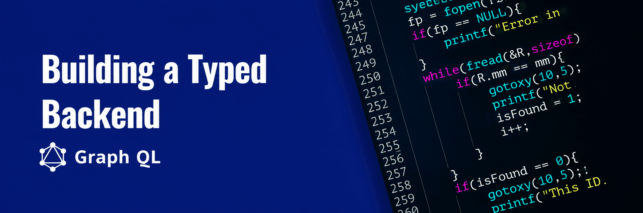 GraphQL and MySQL: Building a Typed Backend