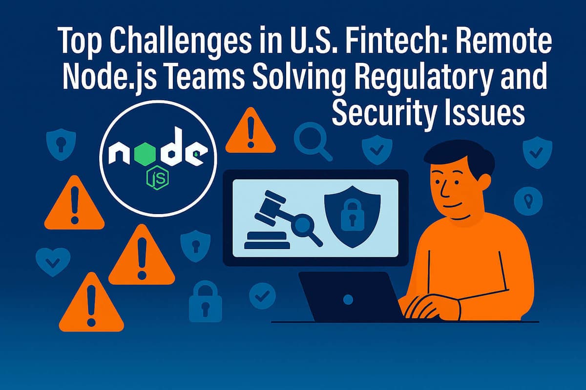 Top Challenges in U.S. Fintech: How Remote Node.js Teams Solve Regulatory and Security Issues