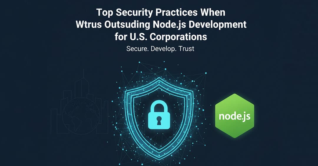 अमेरिकी निगमों के लिए Node.js विकास आउटसोर्स करते समय शीर्ष सुरक्षा अभ्यास