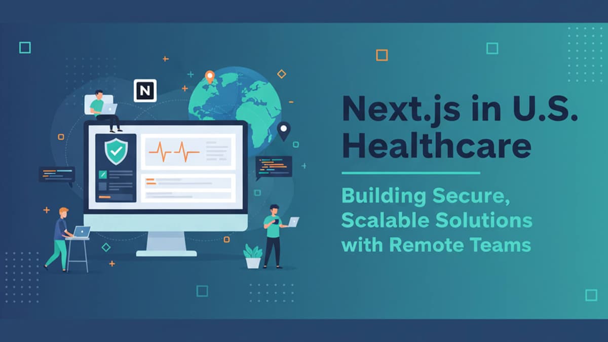 Next.js in U.S. Healthcare: Building Secure, Scalable Solutions with Remote Teams
