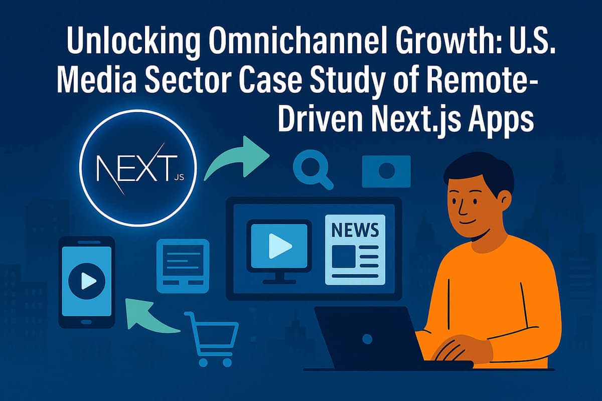 Unlocking Omnichannel Growth: U.S. Media Sector Case Study of Remote-Driven Next.js Apps