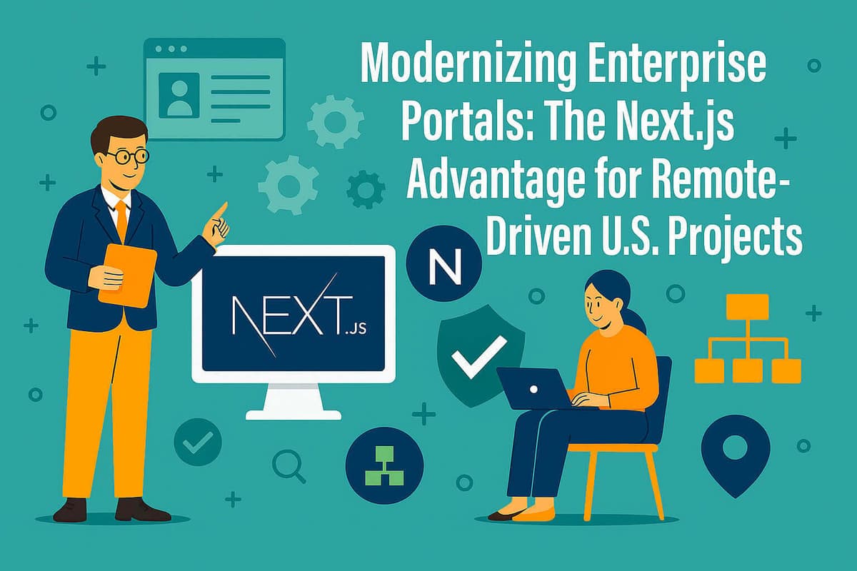 Modernizing Enterprise Portals: The Next.js Advantage for Remote-Driven U.S. Projects 