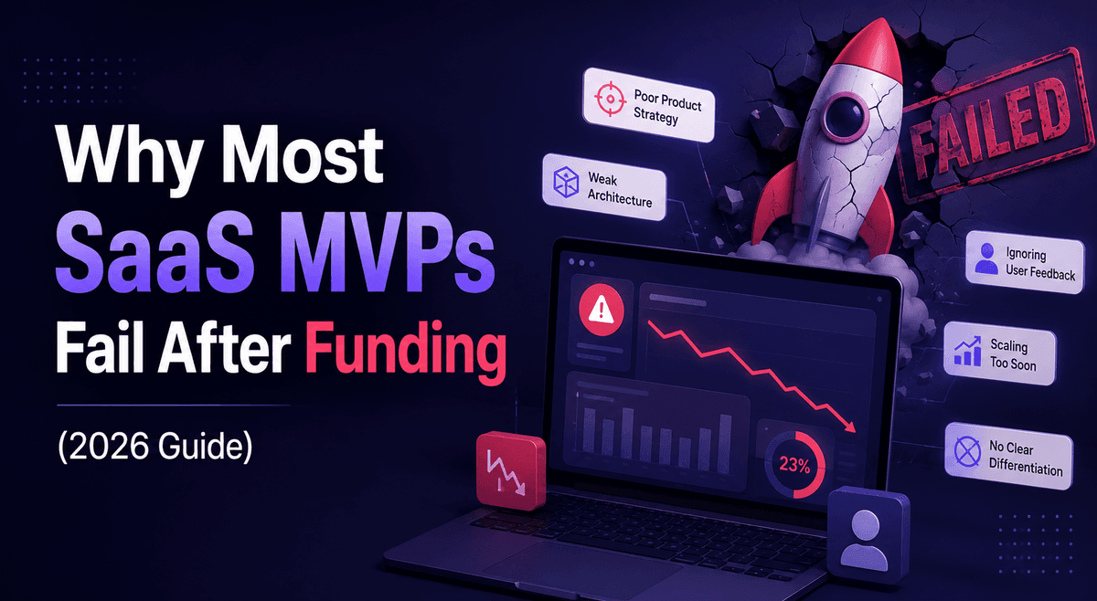 Why Most SaaS MVPs Fail After Funding (2026 Guide)