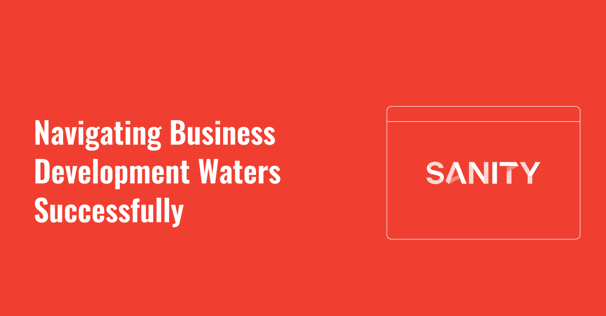 Sanity Chronicles: Navigating Business Development Waters Successfully