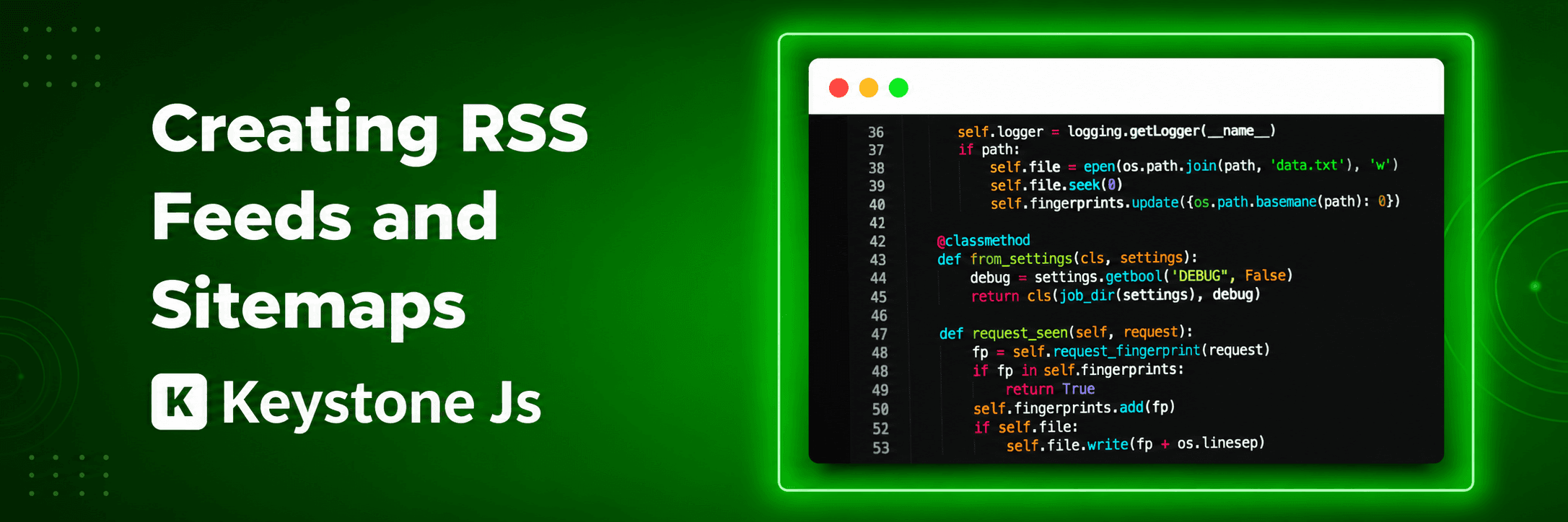 Streamline Your KeystoneJS Application: Creating RSS Feeds and Sitemaps