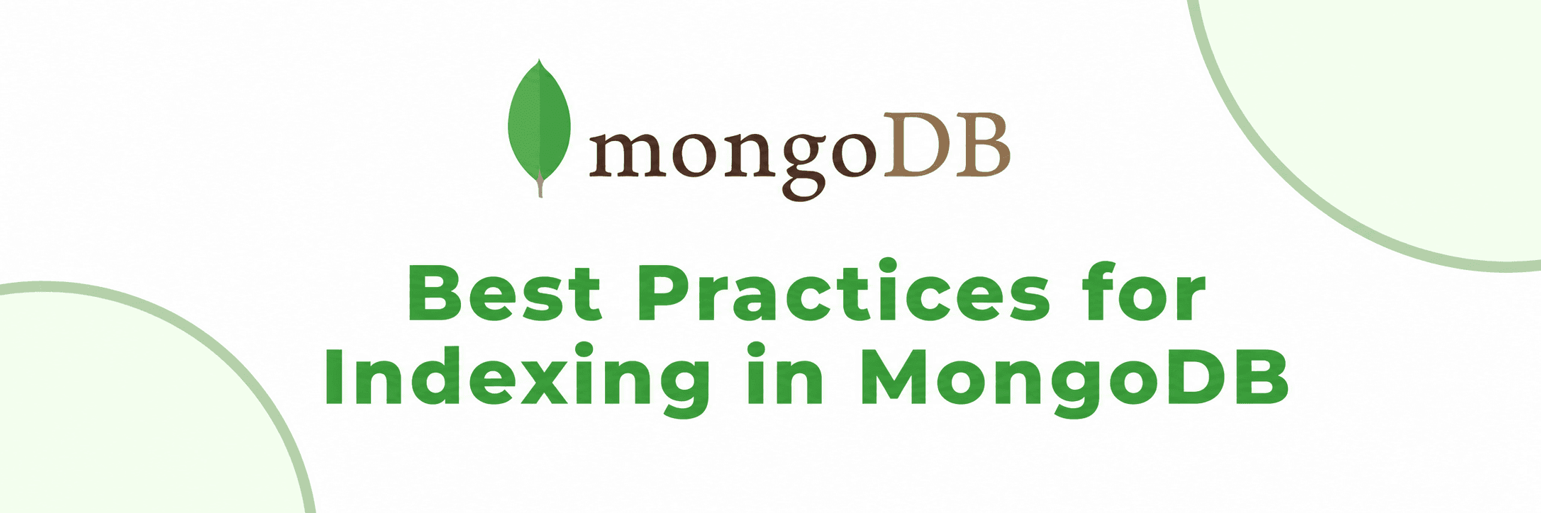 Best Practices for Indexing in MongoDB